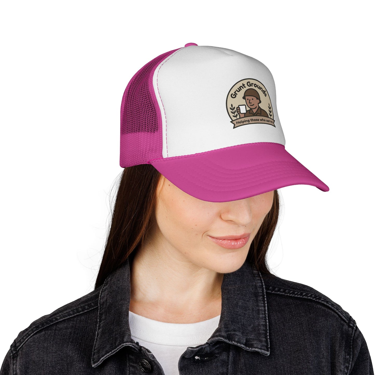 Trucker Cap — "Grunt Grounded: Helping Those Who Serve"