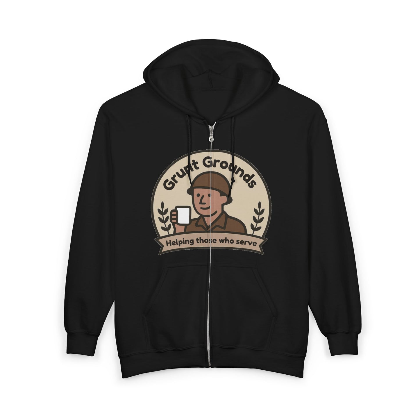 Unisex Zipper Hooded Sweatshirt