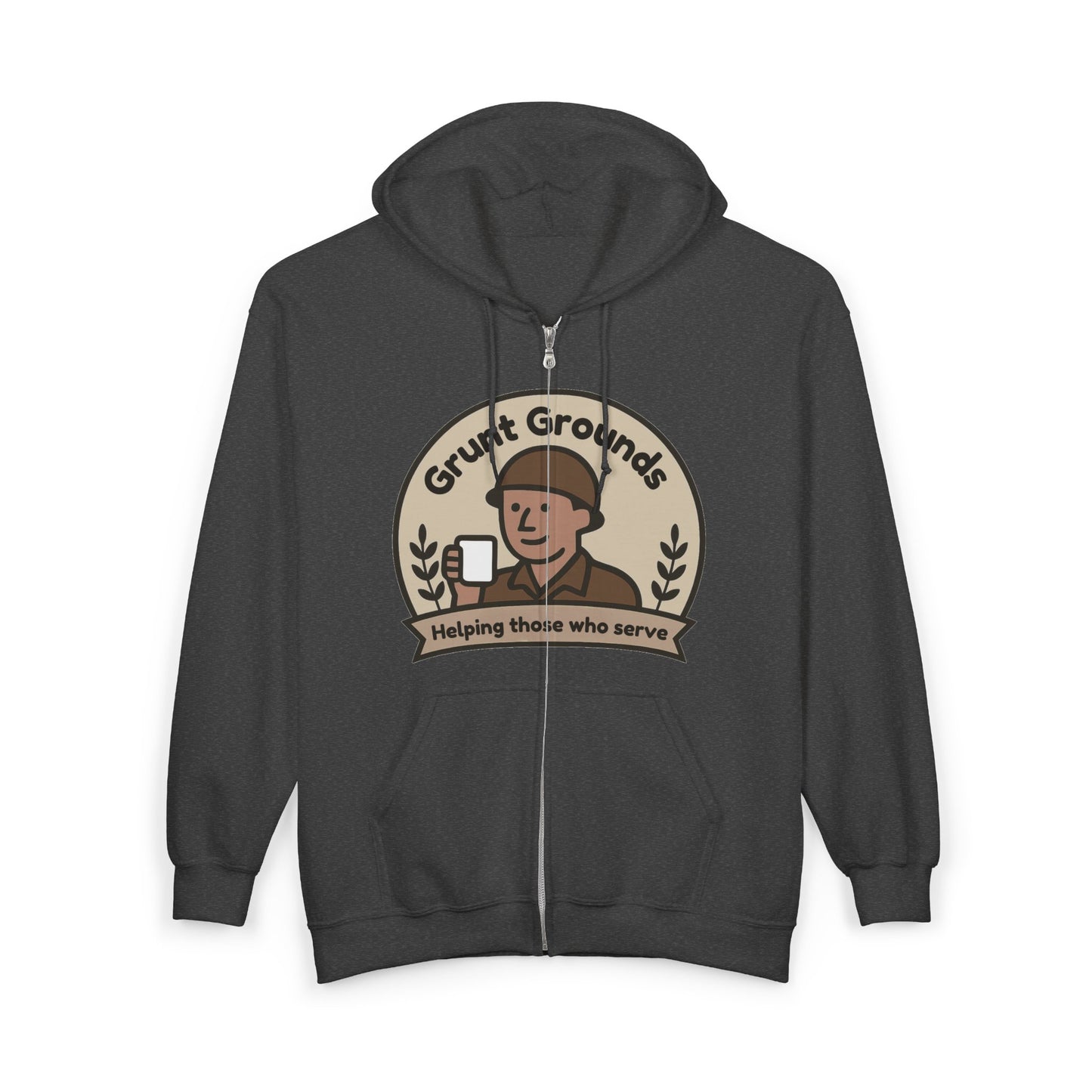 Unisex Zipper Hooded Sweatshirt