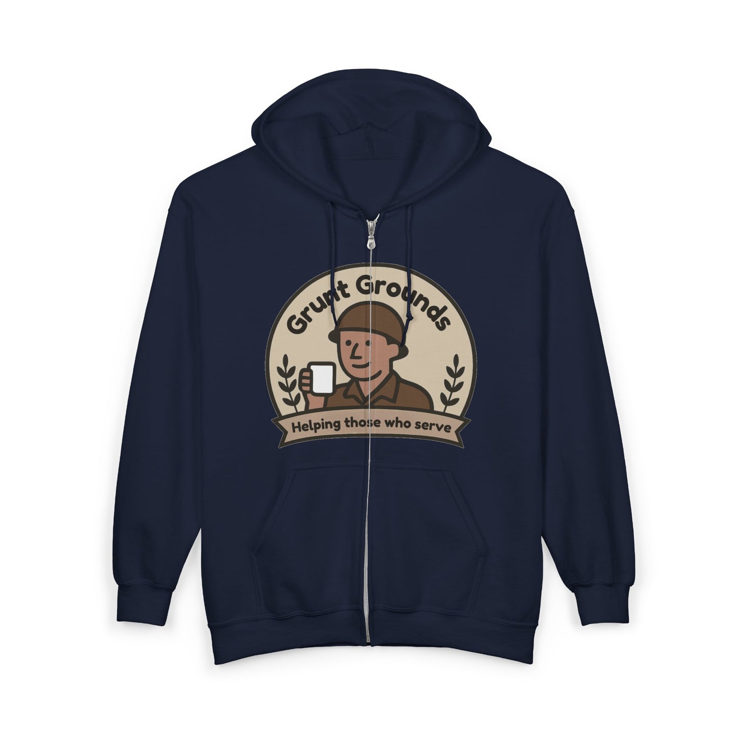 Unisex Zipper Hooded Sweatshirt