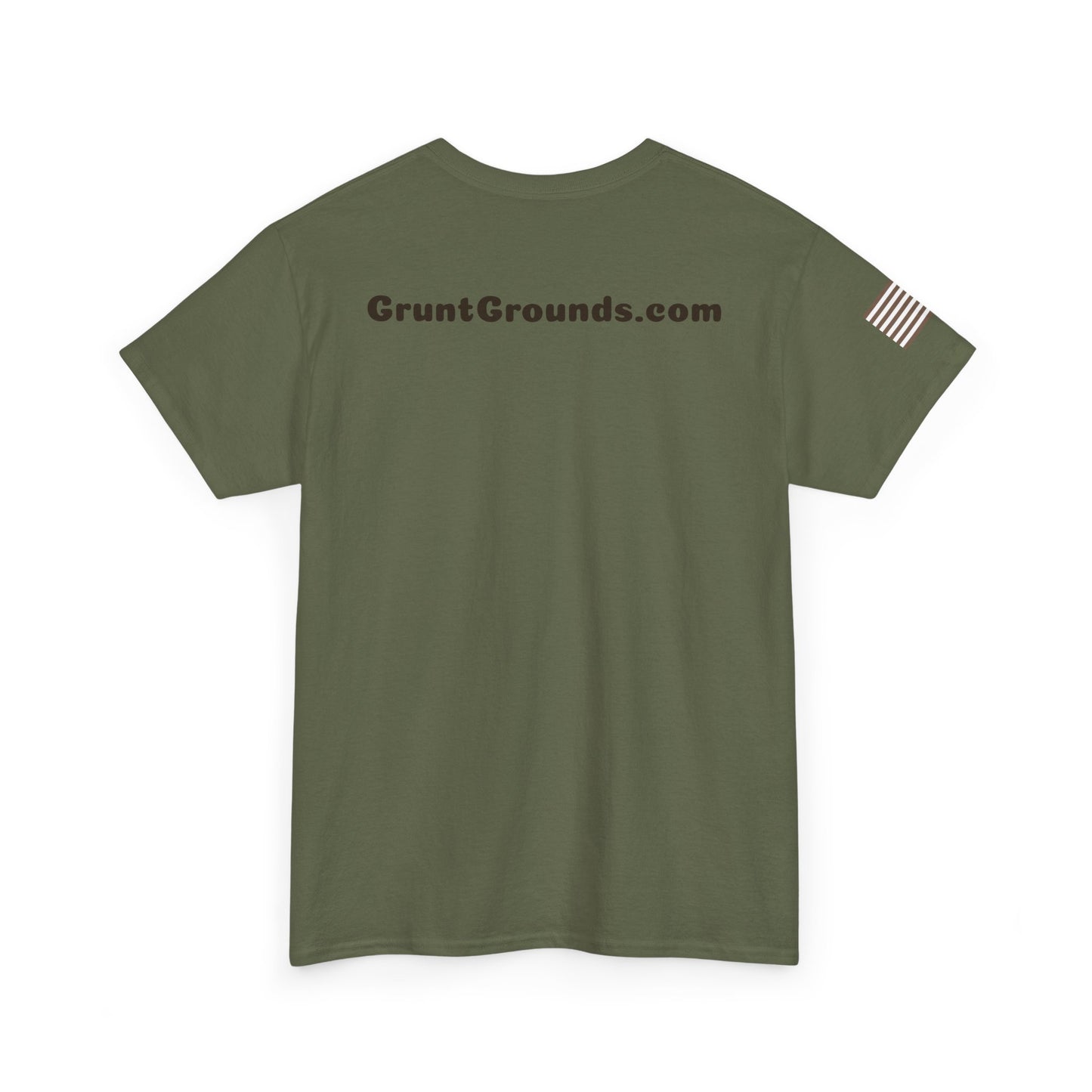 Grunt Grounds With Flag T-Shirt