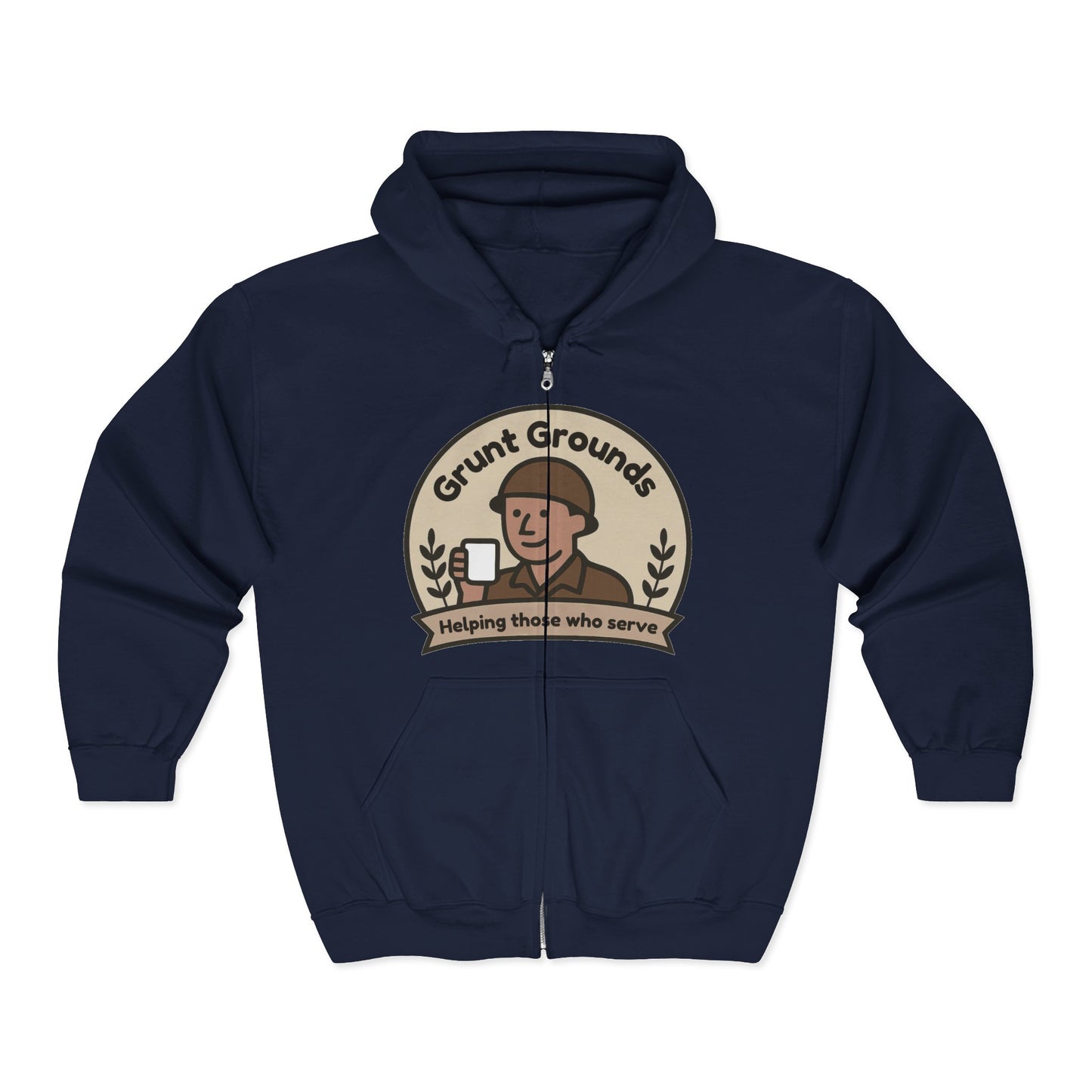 Unisex Zipper Hooded Sweatshirt