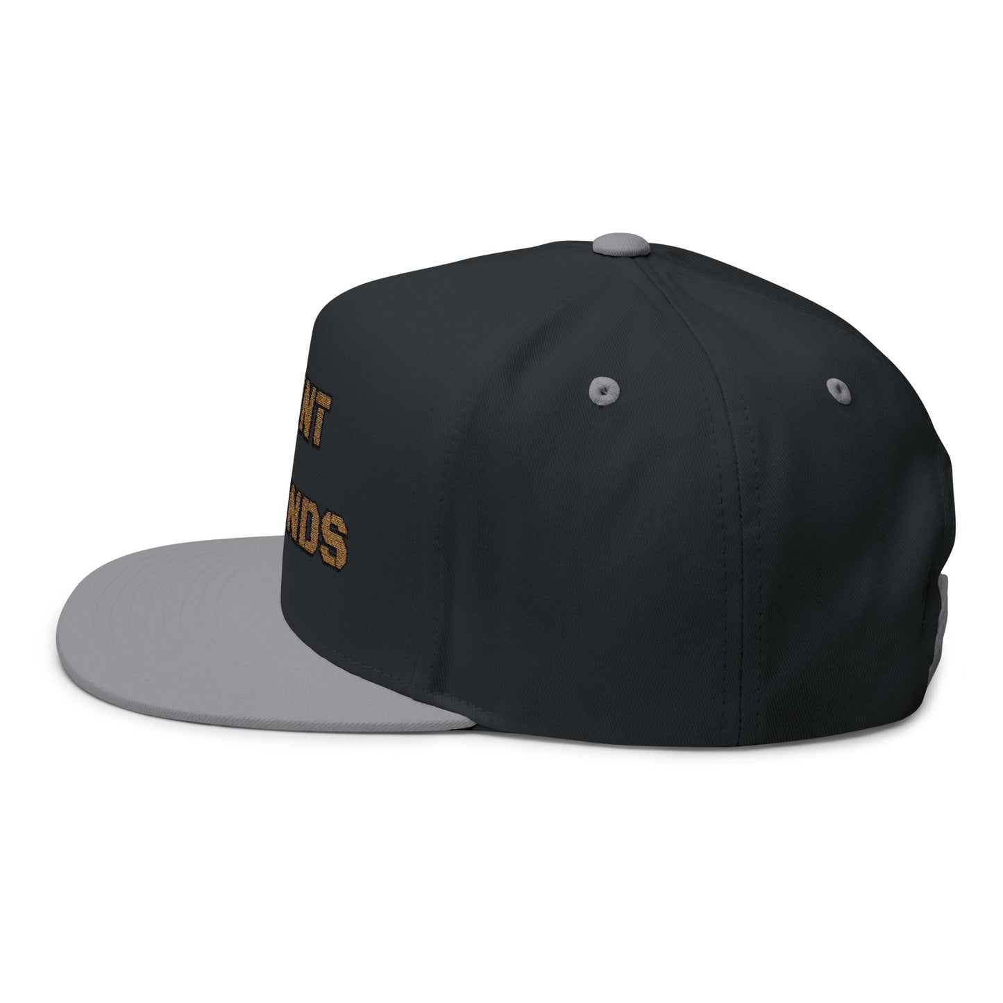 Grunt Grounds Embroidered Flat Bill Cap
