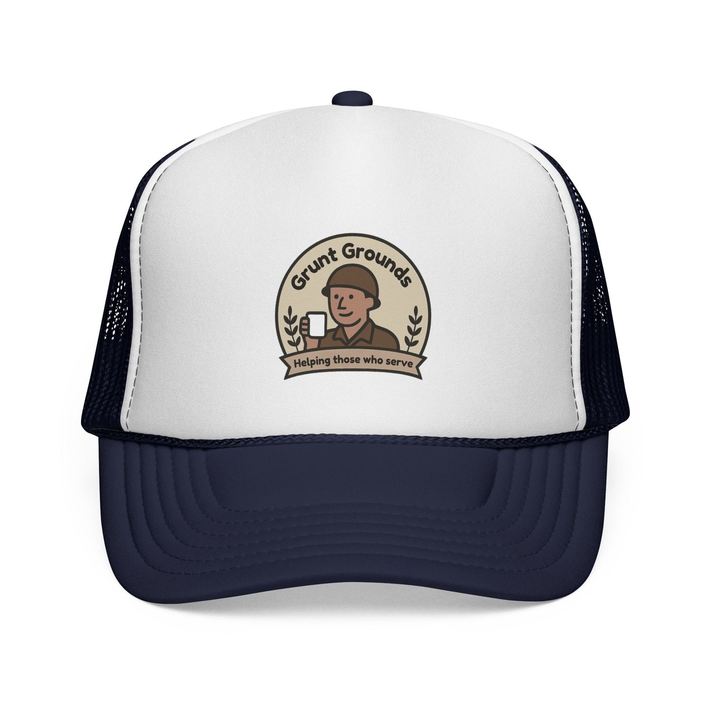Trucker Cap — "Grunt Grounded: Helping Those Who Serve"