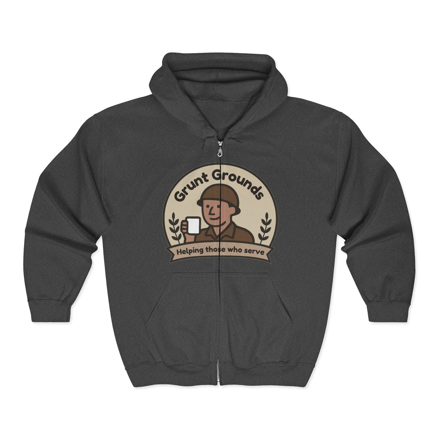 Unisex Zipper Hooded Sweatshirt