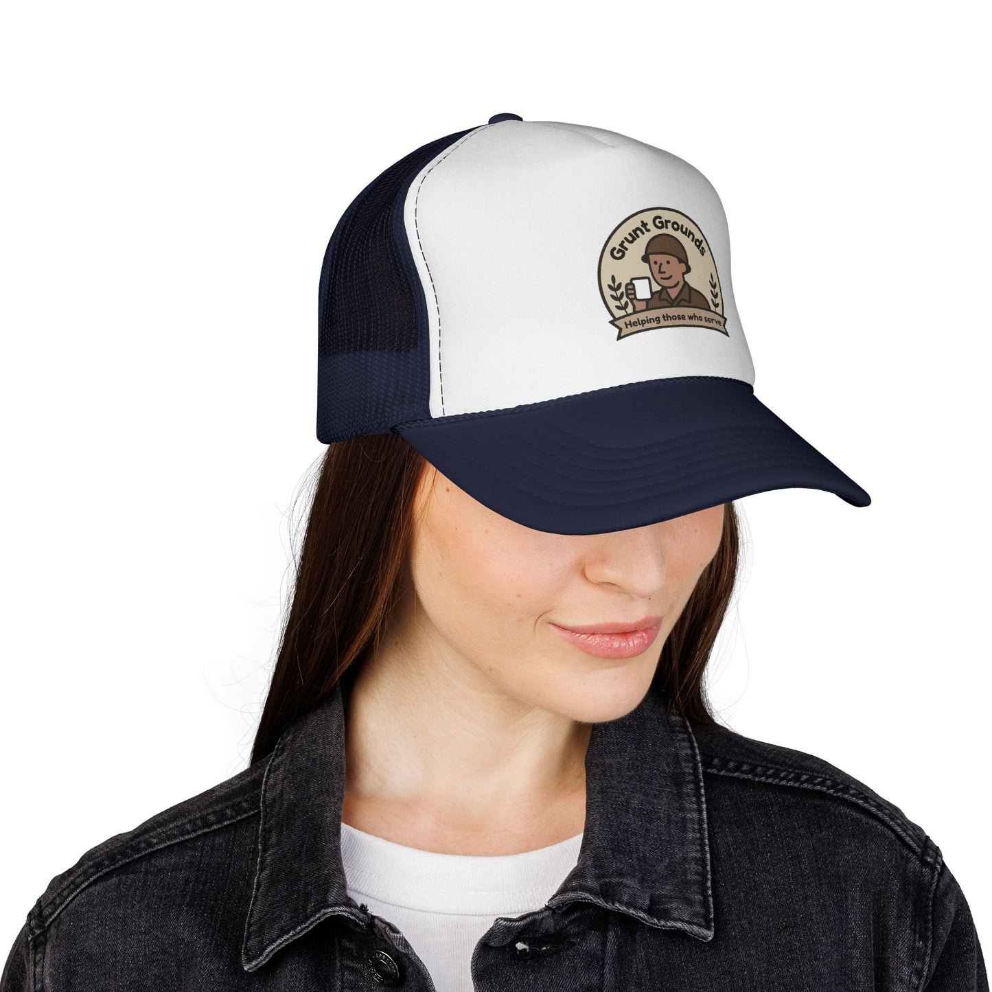 Trucker Cap — "Grunt Grounded: Helping Those Who Serve"
