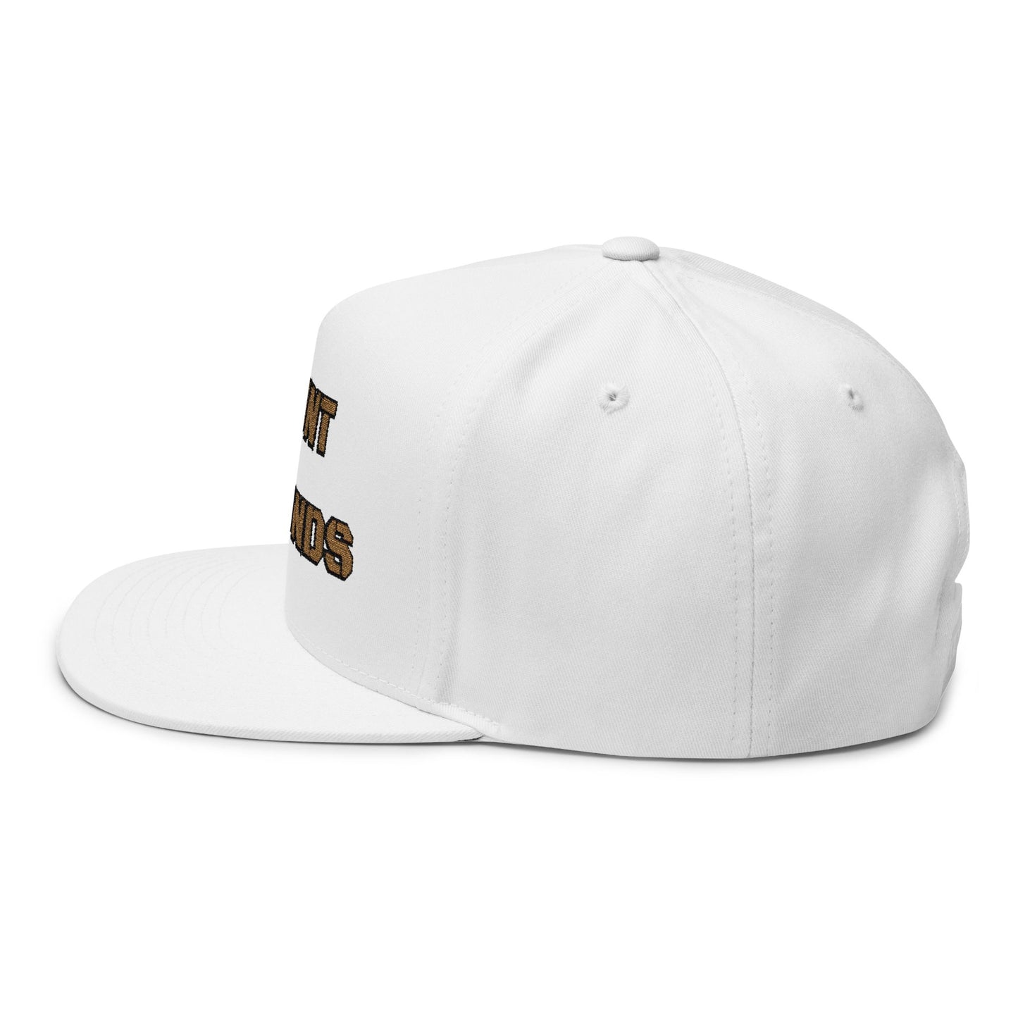 Grunt Grounds Embroidered Flat Bill Cap