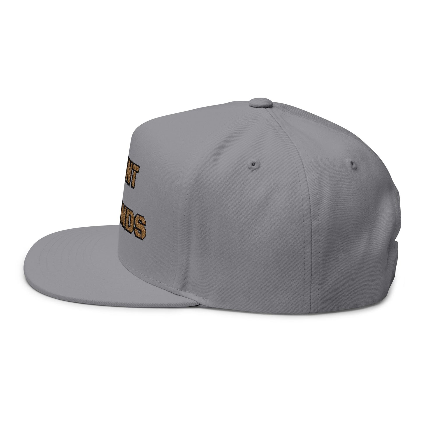 Grunt Grounds Embroidered Flat Bill Cap