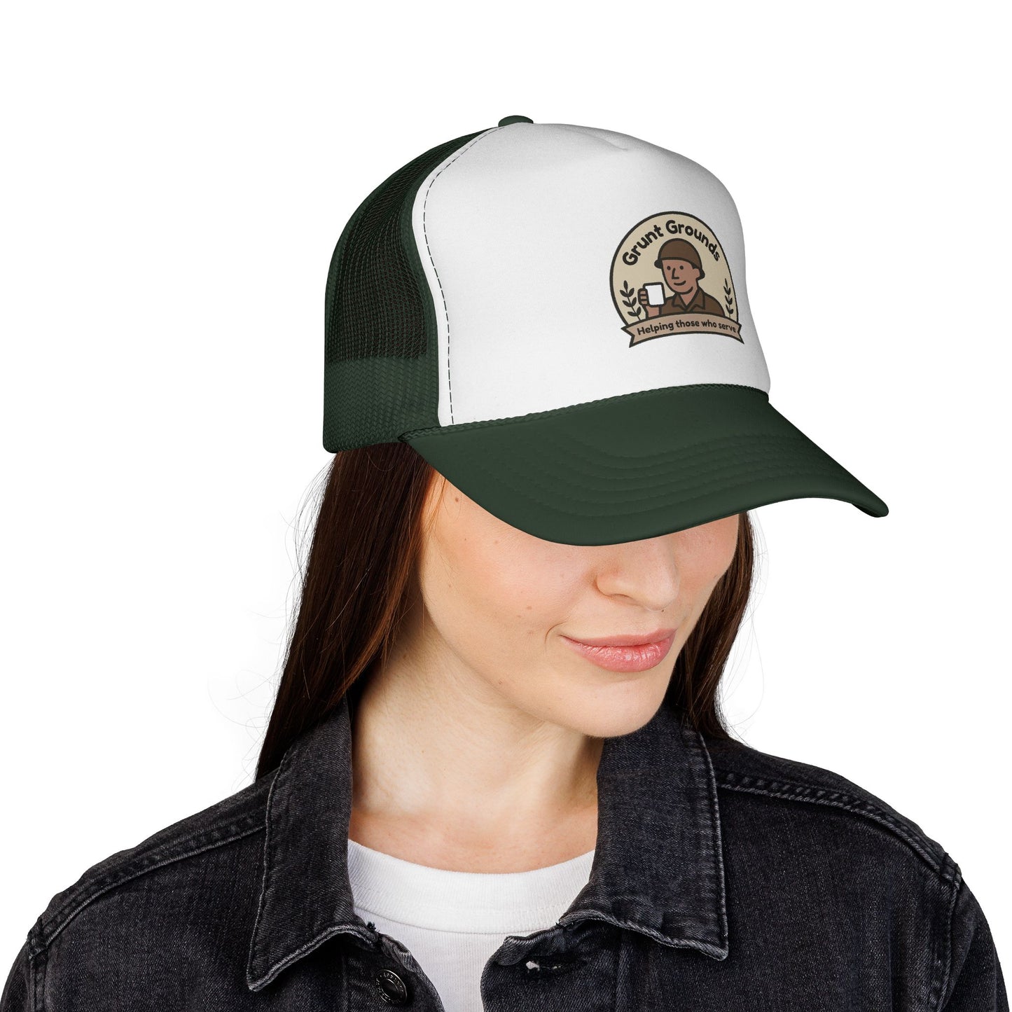 Trucker Cap — "Grunt Grounded: Helping Those Who Serve"
